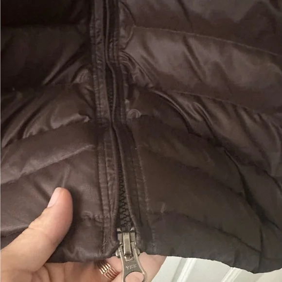 Women's Brown Quilted Jacket Patagonia - Picture 4 of 7